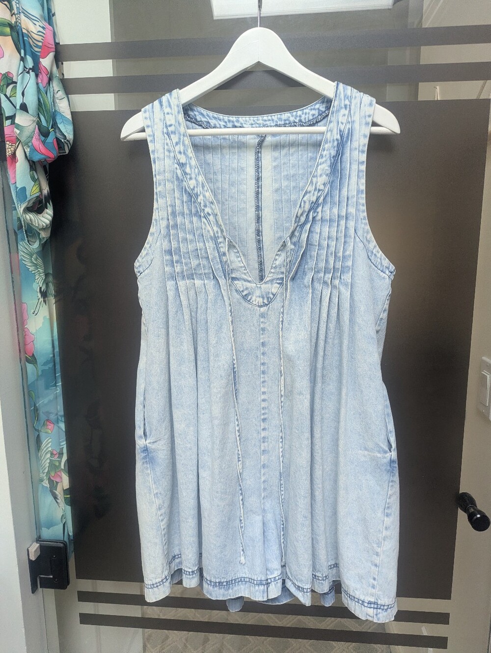 Denim Romper